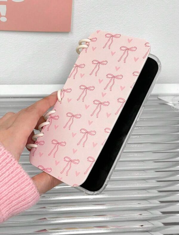 Coque Tendance “Carnet Rose” – Élégance et douceur pour votre téléphone