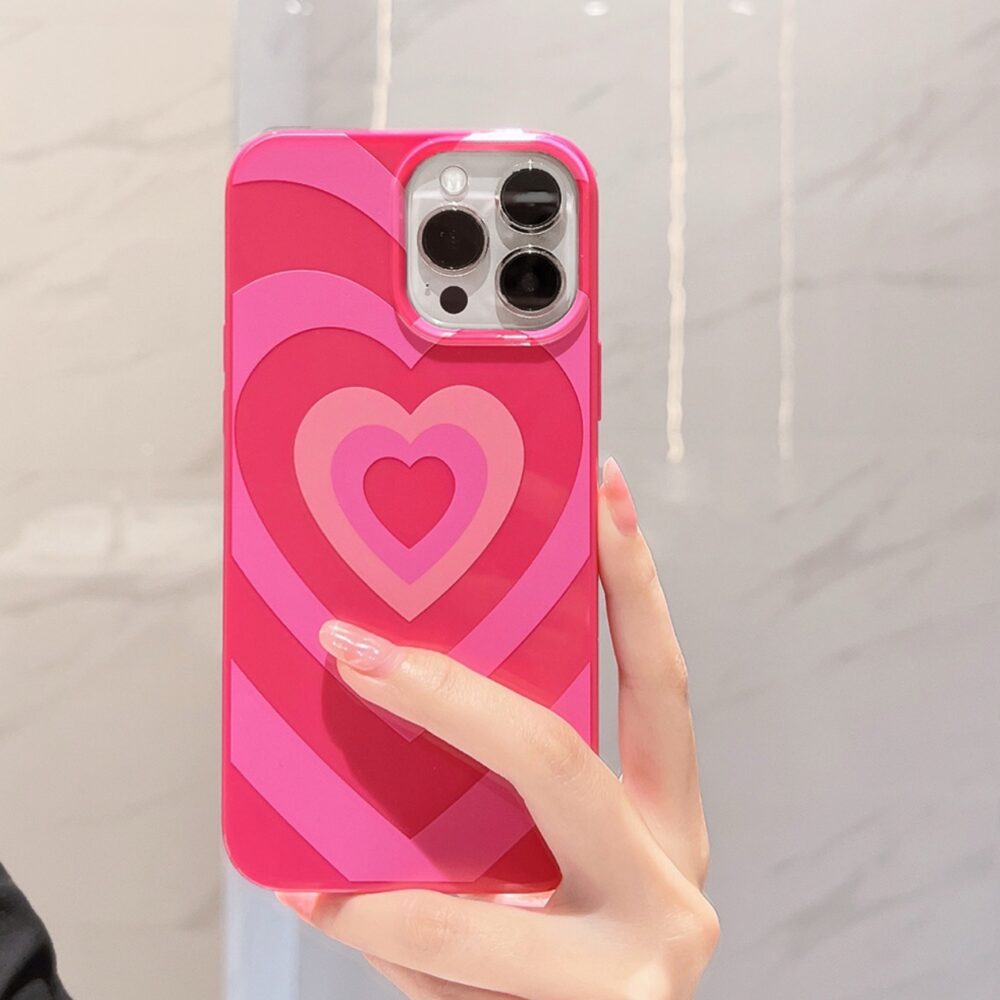 2- Coque Coeur Avec Accessoires Gratuit 🆓