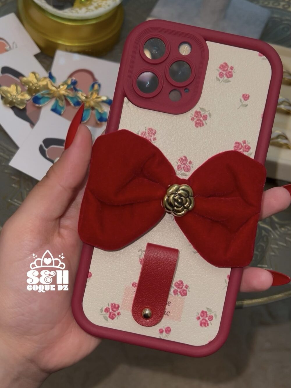 4 Coque burgundy tendance