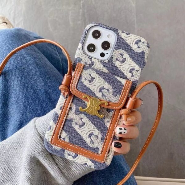 Coque C E L I N E Tendance Avec Lanière Cuir