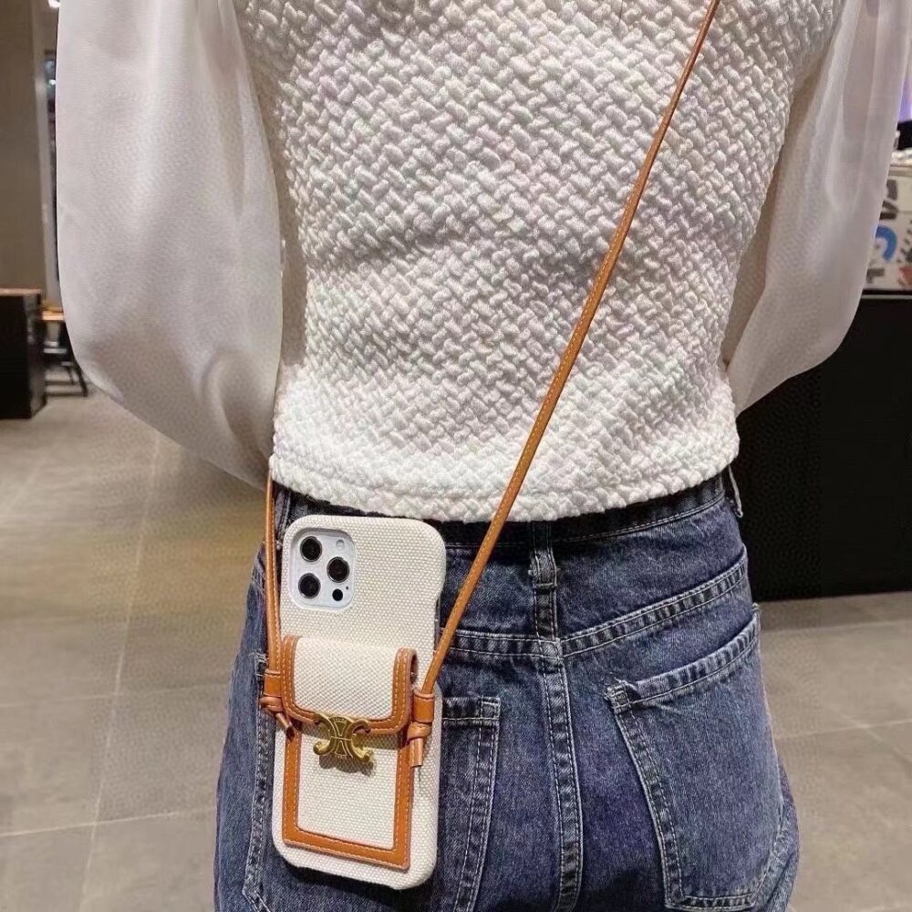Coque C E L I N E Avec Lanière Cuir