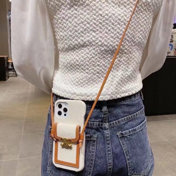 Coque C E L I N E Avec Lanière Cuir