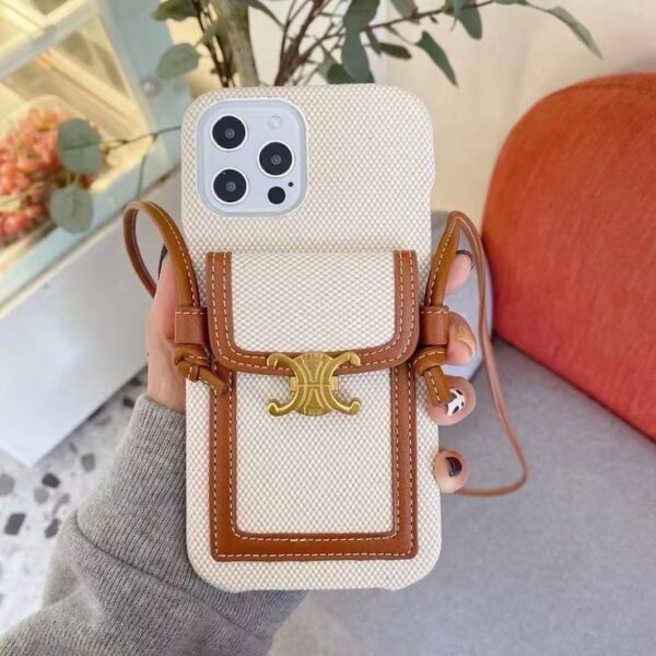 Coque C E L I N E Avec Lanière Cuir