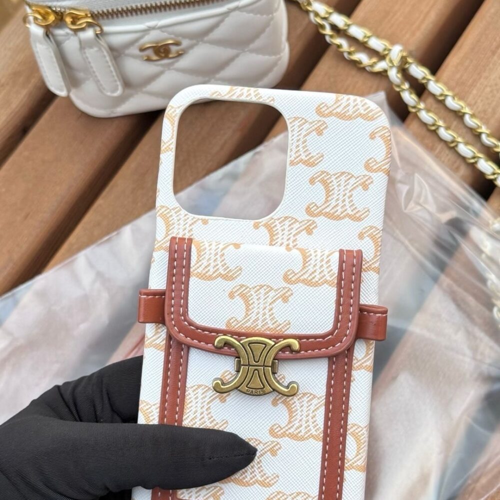 Coque C E L i N E Tendance Avec Lanières En Cuir