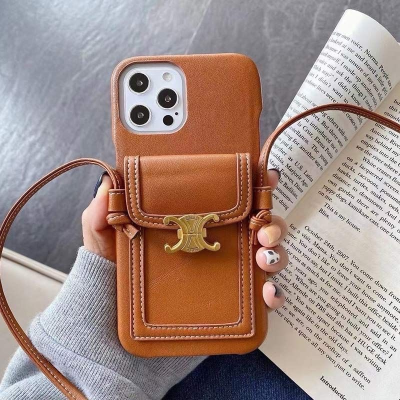 Coque C E L I N E Avec Lanière Cuir