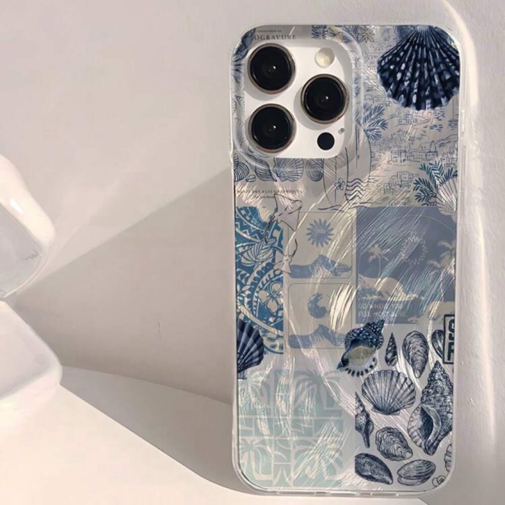 1- Coque unique au design inspiré de l’océan