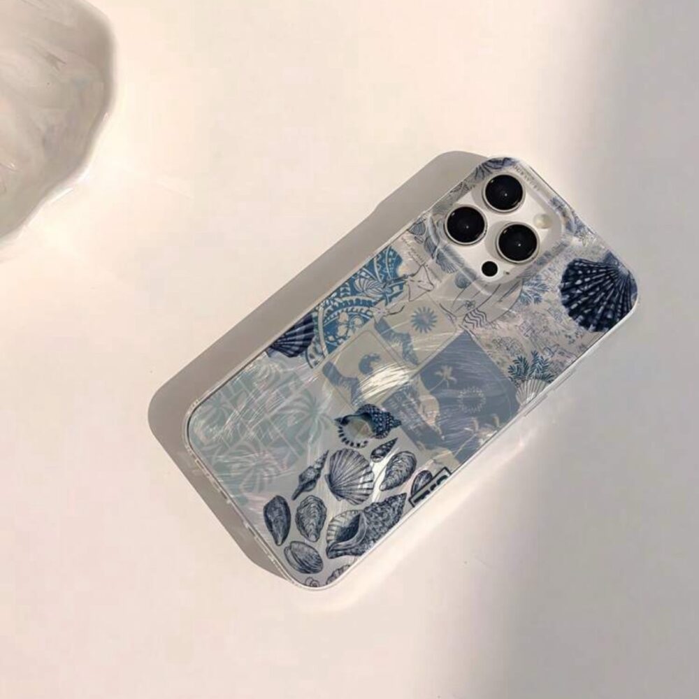 1- Coque unique au design inspiré de l’océan