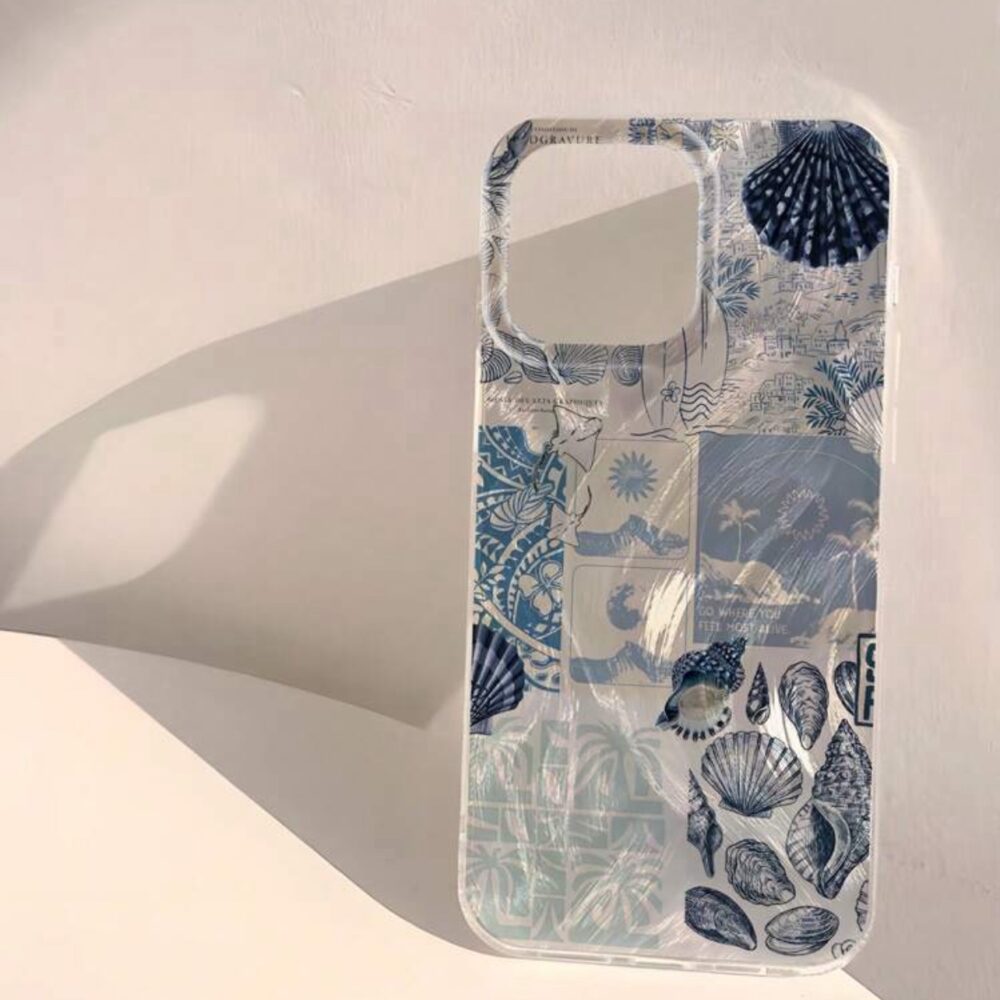 1- Coque unique au design inspiré de l’océan